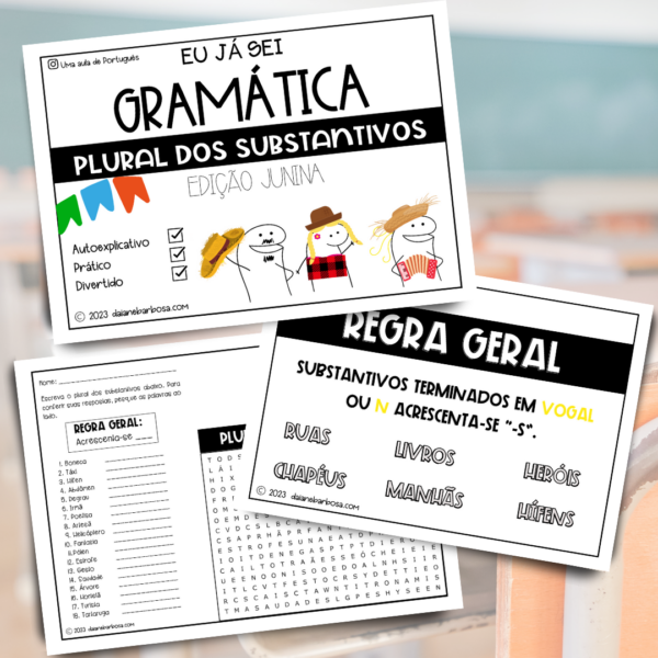 Plural dos Substantivos - Coleção Eu já sei Gramática